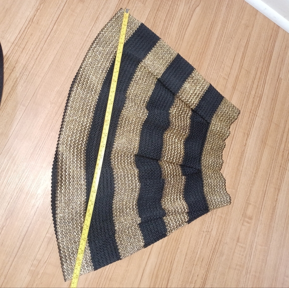 CLEO Woman skirt Black and Gold Size L - Picture 3 of 7